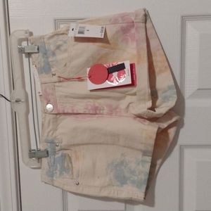 Hot Kiss High Rise Tie Dye Shorts